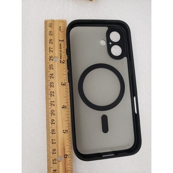 iPhone 17 Phone Case, Magnetic Shockproof. Tocol. Black. - Picture 3 of 10